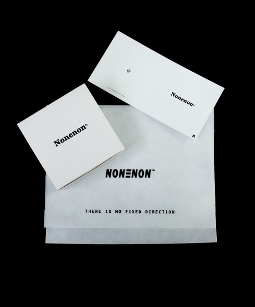 NONENON(ノンノン)の「『NONENON』TAB NECKLACE / ノンノン タブ デザイン ロゴ チェーン ネックレス(ネックレス・メンズ・シルバー・SMALL/MEDIUM/LARGE)」の5枚目の写真