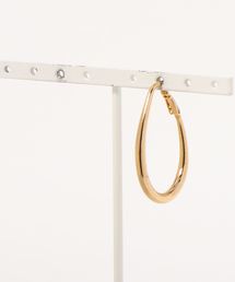 flower | オーバルフープピアス(ピアス（片耳用）)