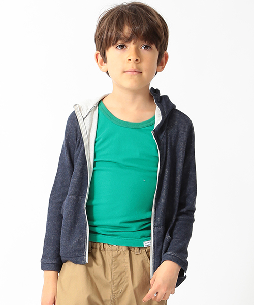 こども ビームス（コドモビームス）の「こども ビームス / "Daily Cut" 接結天竺 パーカ  (90～140cm)（パーカー・キッズ・ブラック系その他/ベージュ/ネイビー・110/90t/100/130/140/120）」の12枚目の写真