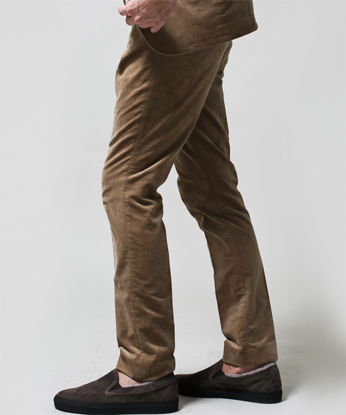 NANO universe（ナノユニバース）の「junhashimoto nano・universe/ コーデュロイ 18cmPT（スラックス・メンズ・ブルー/キャメル・SMALL/X-LARGE/LARGE/MEDIUM）」の3枚目の写真