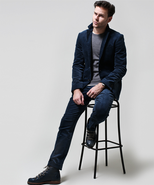 NANO universe（ナノユニバース）の「junhashimoto nano・universe/ コーデュロイ 18cmPT（スラックス・メンズ・ブルー/キャメル・SMALL/X-LARGE/LARGE/MEDIUM）」の9枚目の写真