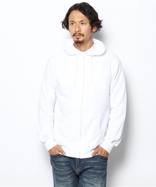 WEGO(ウィゴー)の「WEGO/ZIPパーカー(パーカー・メンズ・ホワイト/ブラック/杢グレー/ネイビー/ロイヤルブルー/ワイン・LARGE/MEDIUM/SMALL)」の22枚目の写真