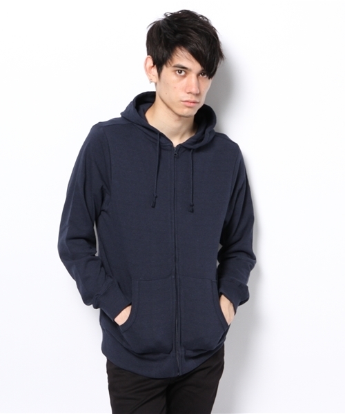 WEGO(ウィゴー)の「WEGO/ZIPパーカー(パーカー・メンズ・ホワイト/ブラック/杢グレー/ネイビー/ロイヤルブルー/ワイン・LARGE/MEDIUM/SMALL)」の19枚目の写真