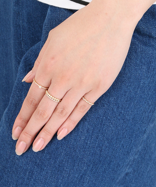 agete（アガット）の「K10リング（10143111048）（リング）」 - WEAR