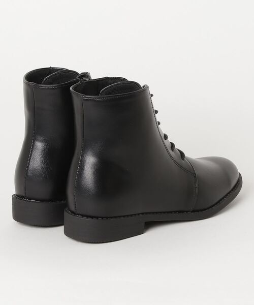 AAA+（サンエープラス）の「AAA / 美シルエットレースアップブーツ(3592-SA)　ショートブーツ（ブーツ・レディース・ブラック/ダークブラウン/ブラック系その他/アイボリー・LL/SS/S/M/L/XL）」の5枚目の写真