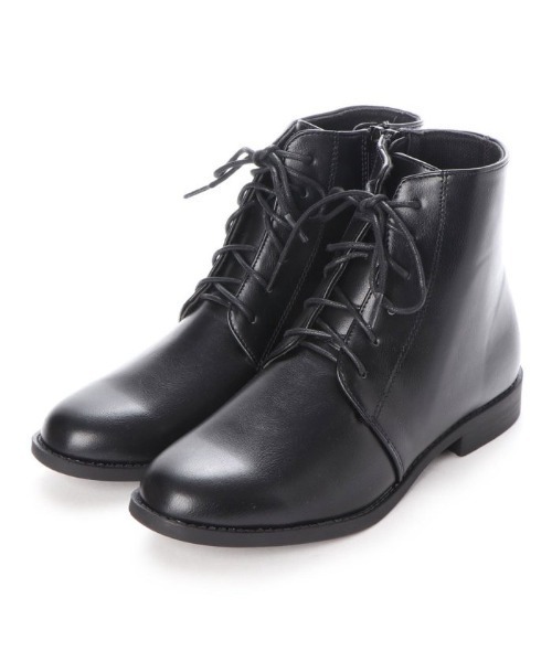 AAA+（サンエープラス）の「AAA / 美シルエットレースアップブーツ(3592-SA)　ショートブーツ（ブーツ・レディース・ブラック/ダークブラウン/ブラック系その他/アイボリー・LL/SS/S/M/L/XL）」の13枚目の写真