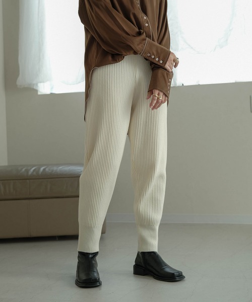 セール】リブニットジョガーパンツ（その他パンツ）｜Bab（バブ