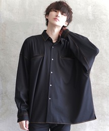 anown | シャイニーステッチオーバーサイズシャツ【ファッションインフルエンサー tai×anown 限定コラボ】(シャツ/ブラウス)