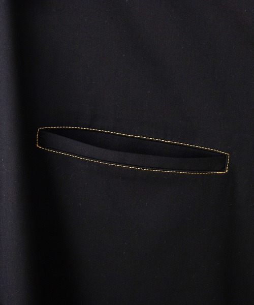 anown（アノン）の「シャイニーステッチオーバーサイズシャツ【ファッションインフルエンサー tai×anown 限定コラボ】（シャツ/ブラウス・メンズ・ホワイト/ブラック・M/L）」の12枚目の写真