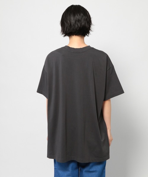 PAGEBOY（ページボーイ）の「ハイネックBIGTシャツ（Tシャツ/カットソー・レディース・チャコールグレー/オフホワイト/ライム/ゼブラ/グレイッシュベージュ・FREE）」の20枚目の写真