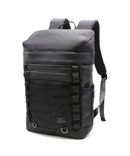 GUSCIO UOMO（グッシオ ウォーモ）の「【グッシオ ウォーモ】【通勤通学】　BOX型バッグパック（バックパック/リュック・メンズ・ブラック/カーキ/ネイビー・FREE）」の6枚目の写真