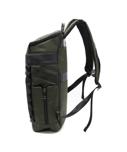 GUSCIO UOMO（グッシオ ウォーモ）の「【グッシオ ウォーモ】【通勤通学】　BOX型バッグパック（バックパック/リュック・メンズ・ブラック/カーキ/ネイビー・FREE）」の8枚目の写真