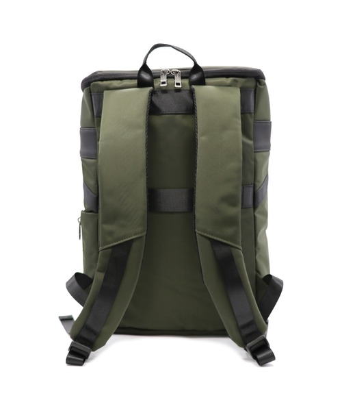 GUSCIO UOMO（グッシオ ウォーモ）の「【グッシオ ウォーモ】【通勤通学】　BOX型バッグパック（バックパック/リュック・メンズ・ブラック/カーキ/ネイビー・FREE）」の12枚目の写真