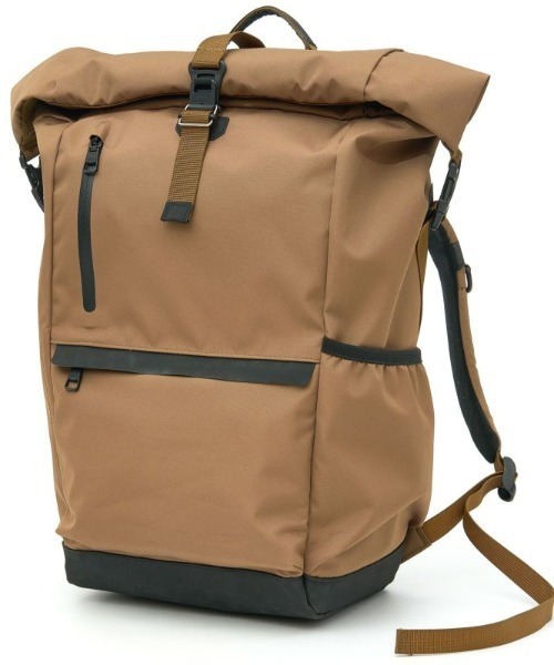 AS2OV(アッソブ)の「【AS2OV/アッソブ】 WATER PROOF CORDURA ROLL BACKPACK / バックパック リュック(バックパック/リュック・メンズ・ブラック/カーキ・FREE)」の2枚目の写真