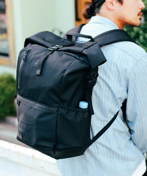 AS2OV(アッソブ)の「【AS2OV/アッソブ】 WATER PROOF CORDURA ROLL BACKPACK / バックパック リュック(バックパック/リュック・メンズ・ブラック/カーキ・FREE)」の19枚目の写真