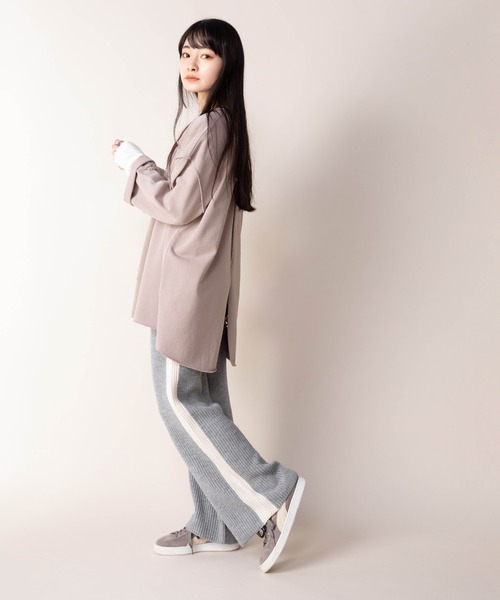 Mysa&Liina（ミーサリーナ）の「ダメージスウェットトップス（スウェット・レディース・チャコールグレー/ラベンダー/グレー系その他/キャメル・M）」の19枚目の写真