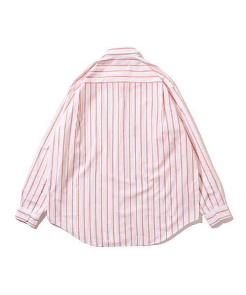 BEAMS（ビームス）の「BEAMS / ストライプ イージー ボタンダウンシャツ（シャツ/ブラウス・メンズ・ブルー/ホワイト・MEDIUM/X-LARGE/SMALL/LARGE）」の10枚目の写真