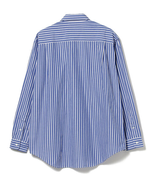 BEAMS（ビームス）の「BEAMS / ストライプ イージー ボタンダウンシャツ（シャツ/ブラウス・メンズ・ブルー/ホワイト・MEDIUM/X-LARGE/SMALL/LARGE）」の19枚目の写真