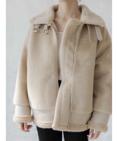 amel（エイメル）の「エコファーブルゾン（その他アウター）」 - WEAR