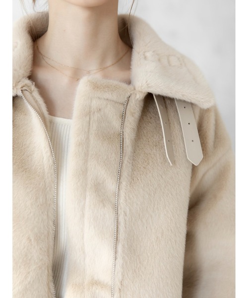 amel（エイメル）の「エコファーブルゾン（その他アウター）」 - WEAR