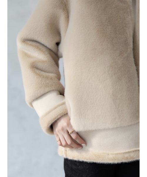 amel（エイメル）の「エコファーブルゾン（その他アウター）」 - WEAR