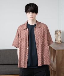 【UNIVERSAL OVERALL】 OPEN COLLAR SHIRT