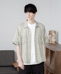 【UNIVERSAL OVERALL】 OPEN COLLAR SHIRT