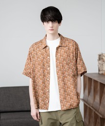【UNIVERSAL OVERALL】 OPEN COLLAR SHIRT