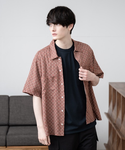 UNIVERSAL OVERALL(ユニバーサルオーバーオール)の「【UNIVERSAL OVERALL】 OPEN COLLAR SHIRT(シャツ/ブラウス・メンズ・ラベンダー/オレンジ/ベージュ/ホワイト系その他/ホワイト系その他2/ミント・LARGE/SMALL/MEDIUM)」の21枚目の写真