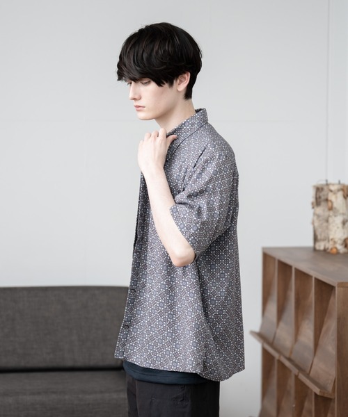 UNIVERSAL OVERALL(ユニバーサルオーバーオール)の「【UNIVERSAL OVERALL】 OPEN COLLAR SHIRT(シャツ/ブラウス・メンズ・ラベンダー/オレンジ/ベージュ/ホワイト系その他/ホワイト系その他2/ミント・LARGE/SMALL/MEDIUM)」の16枚目の写真