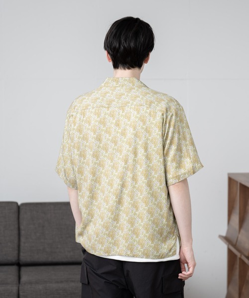 UNIVERSAL OVERALL(ユニバーサルオーバーオール)の「【UNIVERSAL OVERALL】 OPEN COLLAR SHIRT(シャツ/ブラウス・メンズ・ラベンダー/オレンジ/ベージュ/ホワイト系その他/ホワイト系その他2/ミント・LARGE/SMALL/MEDIUM)」の11枚目の写真