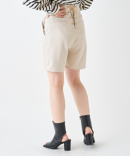 Chico（チコ）の「バックレースアップショートパンツ（その他パンツ・レディース・ブラック/ミント/ライトベージュ・FREE）」の11枚目の写真