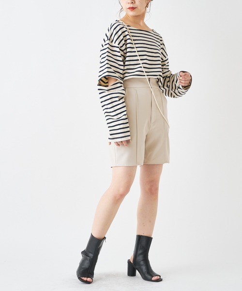 Chico（チコ）の「バックレースアップショートパンツ（その他パンツ・レディース・ブラック/ミント/ライトベージュ・FREE）」の13枚目の写真