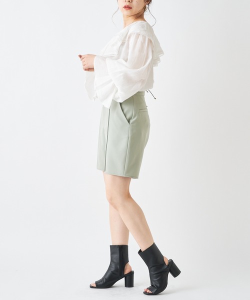 Chico（チコ）の「バックレースアップショートパンツ（その他パンツ・レディース・ブラック/ミント/ライトベージュ・FREE）」の21枚目の写真