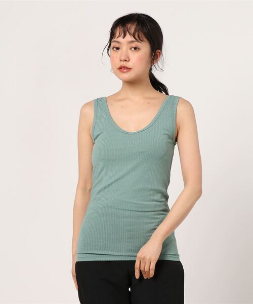 yukichi.(ユキチ)の「Cape design ensemble tops / yukichi.(Tシャツ/カットソー・レディース・グリーン/ブラック/ライトグレー・FREE)」の6枚目の写真