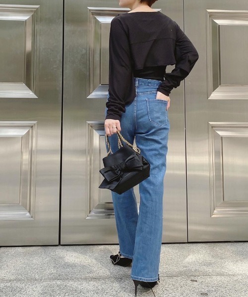 yukichi.(ユキチ)の「Cape design ensemble tops / yukichi.(Tシャツ/カットソー・レディース・グリーン/ブラック/ライトグレー・FREE)」の16枚目の写真