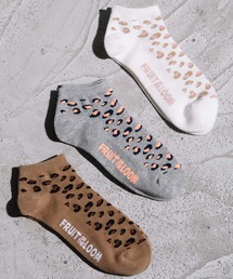 FRUIT OF THE LOOM（フルーツオブザルーム）の「アンクル丈柄ソックス3Pセット（ソックス/靴下・レディース）」