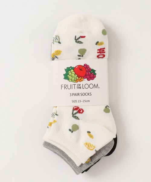 FRUIT OF THE LOOM（フルーツオブザルーム）の「アンクル丈柄ソックス3Pセット（ソックス/靴下・レディース・C/B/A・WOMENS）」の7枚目の写真
