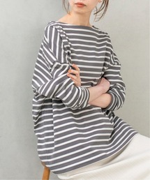 IENA | 【TRADITIONAL WEATHERWEAR】 IENA 別注 BIG MARINE BOATNECK プルオーバー◆(Tシャツ/カットソー)