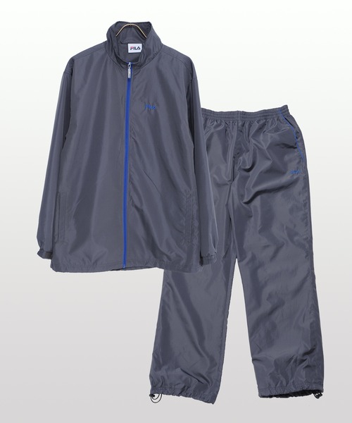 FILA(フィラ)の「FILA フィラ 上下セット 裏メッシュ ジャージセットアップ 長袖 トラックジャケット ジョガーパンツ(セットアップ・メンズ・ネイビー/チャコールグレー/ブラック/ブラック系/ネイビー系/グレー系・M/L/LL)」の3枚目の写真