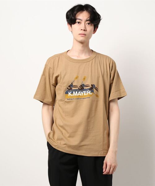 KRIFF MAYER（クリフメイヤー）の「抗菌半袖TEE(ボート)（Tシャツ/カットソー・メンズ・ネイビー/ブラウン/オフホワイト/ライトグリーン・SMALL/MEDIUM/LARGE/X-LARGE）」の7枚目の写真