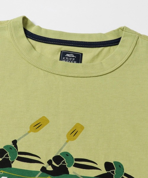 KRIFF MAYER（クリフメイヤー）の「抗菌半袖TEE(ボート)（Tシャツ/カットソー・メンズ・ネイビー/ブラウン/オフホワイト/ライトグリーン・SMALL/MEDIUM/LARGE/X-LARGE）」の9枚目の写真