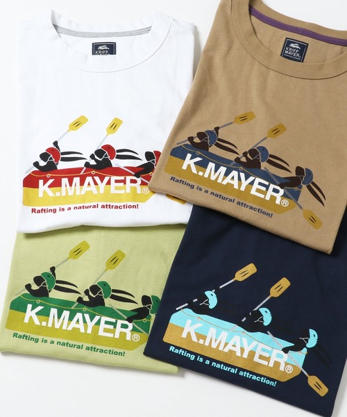KRIFF MAYER（クリフメイヤー）の「抗菌半袖TEE(ボート)（Tシャツ/カットソー・メンズ・ネイビー/ブラウン/オフホワイト/ライトグリーン・SMALL/MEDIUM/LARGE/X-LARGE）」の12枚目の写真