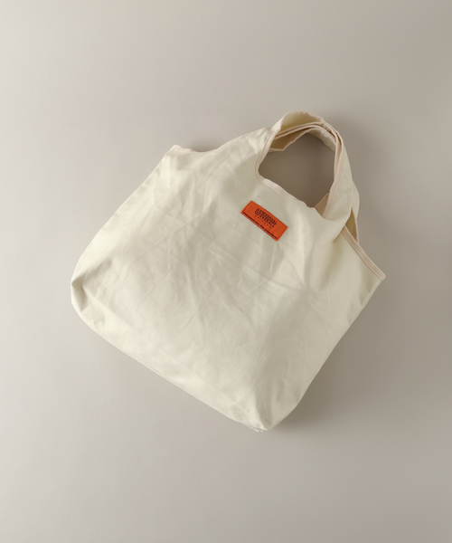 INHERIT(インヘリット)の「【UNIVERSAL OVERALL/ユニバーサルオーバーオール】 multi eco tote(ショルダーバッグ・メンズ・カーキ/ブルー系その他/アイボリー・FREE)」の1枚目の写真