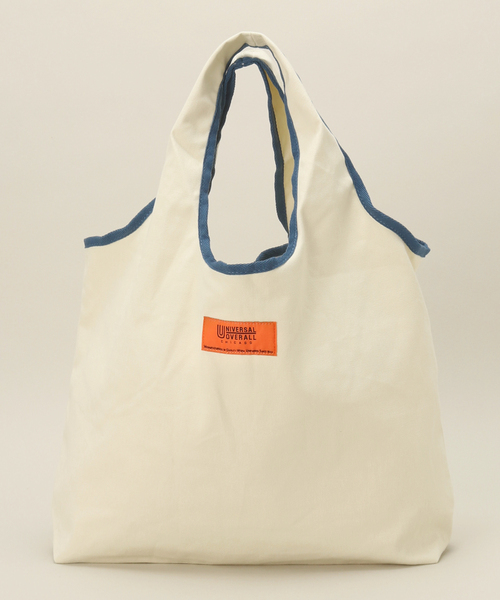 INHERIT(インヘリット)の「【UNIVERSAL OVERALL/ユニバーサルオーバーオール】 multi eco tote(ショルダーバッグ・メンズ・カーキ/ブルー系その他/アイボリー・FREE)」の16枚目の写真
