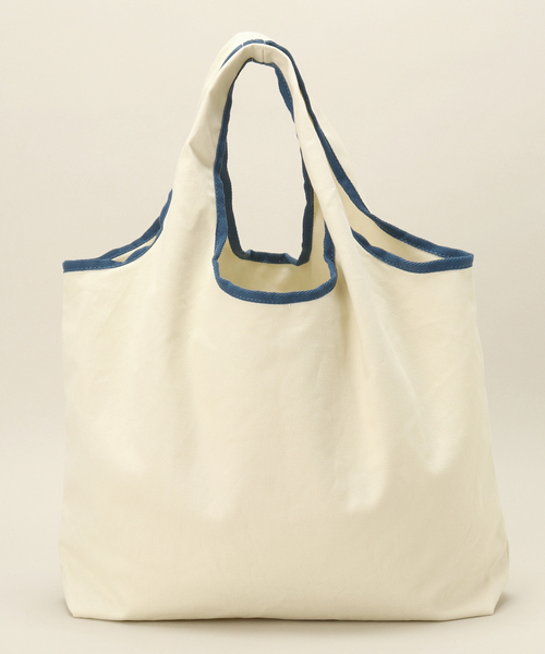 INHERIT(インヘリット)の「【UNIVERSAL OVERALL/ユニバーサルオーバーオール】 multi eco tote(ショルダーバッグ・メンズ・カーキ/ブルー系その他/アイボリー・FREE)」の14枚目の写真