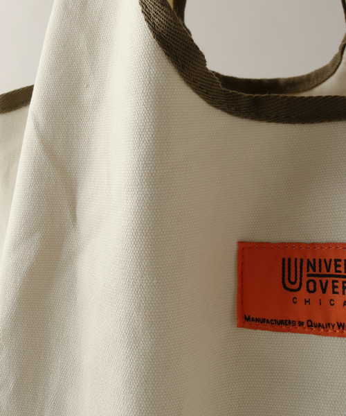INHERIT(インヘリット)の「【UNIVERSAL OVERALL/ユニバーサルオーバーオール】 multi eco tote(ショルダーバッグ・メンズ・カーキ/ブルー系その他/アイボリー・FREE)」の6枚目の写真