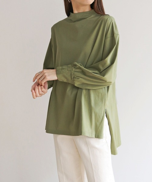 vingtrois（バントロア）の「【vingtrois】綿100のシルケット加工  