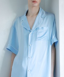 Priv. Spoons Club（プライベートスプーンズクラブ）の「【テレビで紹介されました！】シルクパジャマ/半袖トップス（ルームウェア/パジャマ・メンズ）」