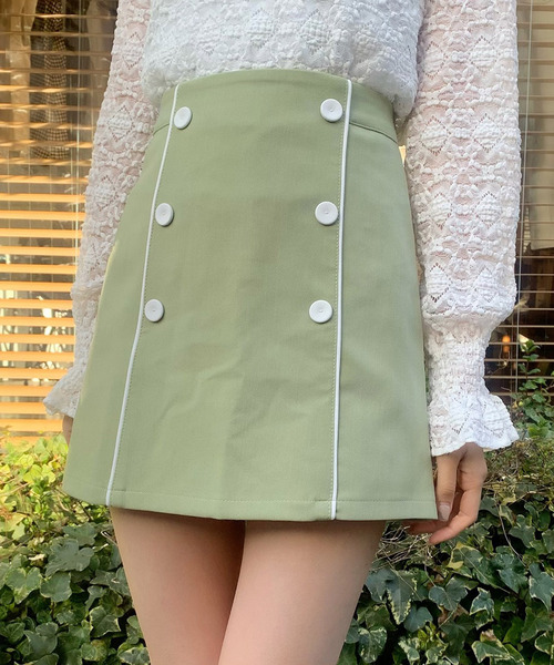 titty＆Co. PETIT（ティティアンドコープティ）の「【titty&Co.PETIT】トライカラースカパン（スカート・レディース・ブラック系その他/ブラック系その他2/ブラック系その他3/ベージュ系その他3/ベージュ系その他/グリーン系その他/ベージュ系その他2/グリーン系その他3/グリーン系その他2・SMALL/MEDIUM/LARGE）」の9枚目の写真